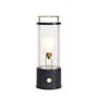 Lampe extérieur sans fil rechargeable The Muse métal noir / IP44 - Verre - TALA