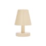 Lampe sans fil rechargeable Edison The Ambiance beige / Indoor - H 25 cm - Fatboy