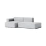 Canapé d'angle Mags Soft Low Armrest n°3 / 2,5 places - L 256.5 cm / Accoudoir gauche - Hay
