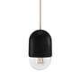 Pendelleuchte Luce Medium holz schwarz / Ø 10 x H 18 cm - Hartô