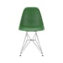 Stuhl RE DSR - Eames Plastic Side Chair plastikmaterial grün / (1950) - Verchromte Füße / Recycelt - Vitra