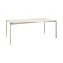 Table rectangulaire Calvi Minérale / 195 x 95 cm (8 personnes) - Plateau Dekton (aspect pierre) - Fermob