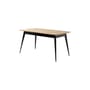 Tavolo rettangolare 55 chêne legno naturale / 140 x 80 cm - Riedizione 1955 / 6 posti letto - Tolix