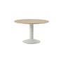 Tavolo rotondo Midst legno naturale / Ø 120 cm - Rovere - Muuto