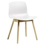 Chaise  About a chair AAC12 plastique blanc / Recyclé - Hay