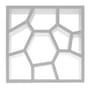 Bibliothèque Opus Incertum plastique blanc - Casamania
