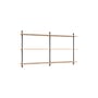 Étagère Wall Shelving – ws.85.2 bois naturel / L 162 x H 85 cm x Prof. 17,5 cm - MOEBE