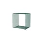 Regal Panton Wire Single Cube metall grün / 34,8 x H 34,8 x T 25,7 cm - Verner Panton, 1971 - MONTANA