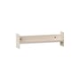 Pli Slim Shelf metal white / W 45 x D 10 cm - TIPTOE