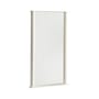 Specchio murale Pipeline Large metallo bianco / L 66 x H 117,5 cm - raawii