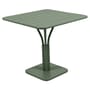 Table carrée Luxembourg / 80 x 80 cm - Pied central - Fermob