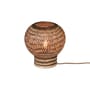 Tischleuchte Barbados holz braun / Ø 25 x H 27 cm - Bambus - GOOD&MOJO
