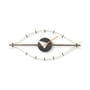 Uhr Eye Clock gold metall / By George Nelson, 1948-1960 / L 76 cm - Vitra