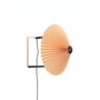 Applique avec prise Matin Small tissu orange / LED - Ø 30 cm - Hay