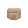 Divano modulabile Bulky tessuto beige / Modulo con angoli arrotondati a 45° - Ethnicraft