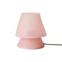 Lampada da tavolo  corian rosa / H 27.5 cm - Fibra di vetro - HK LIVING