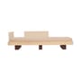 Letto bimbi Heju X Nobodinoz legno naturale / 76 x 166 cm - NOBODINOZ