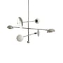 Pendelleuchte Sahn metall silber / Modulable - B 125 x H 58 cm - 101 COPENHAGEN
