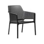 Net Relax Stackable armchair composite material black - NARDI