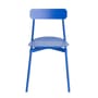 Stapelbarer Stuhl Fromme metall blau / Aluminium - Petite Friture