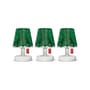 Mini Cappie Accessory plastic material green / Set 3 Lampshades Mini Cappie for Lamp Edison the Mini - Fatboy
