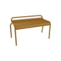 Banc empilable Luxembourg métal jaune / Compact - 2 places / L 90 cm - Fermob