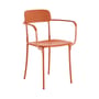 Savoia Dining chair plastic material orange - Kartell
