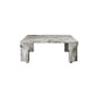 Table basse Doric marbre gris / 80 x 80 cm - Gubi