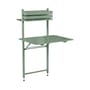 Table pliante Balcon Bistro métal vert / Rabattable - 77 x 64 cm - Fermob