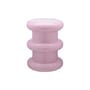 Tabouret Pilastro plastique rose / H 46 x Ø 35 cm - By Ettore Sottsass - Kartell