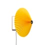Applique avec prise Matin Large tissu jaune / LED - Ø 38 cm - Hay