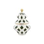 Boîte à bonbons Delight céramique vert / Décoré à la main - Ø 15,5 x H 22 cm - Alessi