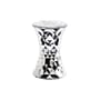 Hocker Stone plastikmaterial grau silber metall / metallic - Kartell