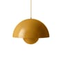 Suspension Flowerpot Big VP2 métal jaune / Ø 50 cm - Verner Panton, 1968 - &tradition