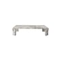 Table basse Doric marbre gris / 140 x 80 cm - Gubi