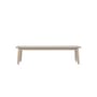 Couchtisch David keramik grau holz natur / Keramik & gealtertes Teakholz - 129 x 45 cm - Vincent Sheppard