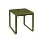 Table rectangulaire Bellevie métal vert / 74 x 80 cm - Fermob