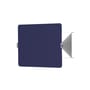  Wall light with plug metal blue with E14 pivoting shutter / Charlotte Perriand, 1962 - Nemo