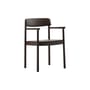 Fauteuil rembourré Timb cuir marron - Normann Copenhagen