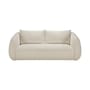 Sofa 2 Sitzer Figur textil weiß / L 204 cm - Ethnicraft