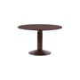 Runder Tisch Midst corian rot / Ø 120 cm - Linoleum - Muuto