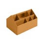 Scatola Sketch materiale plastico arancione marrone / 26 x 17,5 cm - Plastica riciclata - Muuto