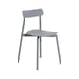 Fromme Stacking chair metal grey / Aluminium - Petite Friture