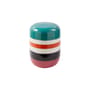 Table d'appoint Striped Pill céramique vert / Ø 34 x H 46,5 cm - POLSPOTTEN