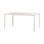 Table rectangulaire Piave blanc / 160 x 90 cm - Stratifié texturé - NARDI