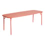 Table rectangulaire Week-end Large / 220 x 85 cm - Aluminium / 8 personnes - Petite Friture