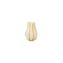 Vase Ada Stripe verre jaune / Ø 15,5 x H 22,5 cm - Soufflé bouche - BROSTE COPENHAGEN