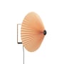 Matin Large Wall light with plug textile orange Adjustable LED light / Ø 38 cm - Hay