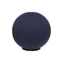 Pouf Palais Royal tissu bleu par José Lévy / Ø 65 cm - Exclusivité Made In Design - Lelièvre Paris