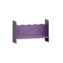 Wandregal Pli Vague by Uchronia metall violett / B 30 x T 15 cm - TIPTOE